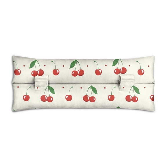 Sweet Cherry Blossom Seat Belt Cushion Artistic Fruit & Floral Pattern, Comfortable Heart Surgery Pillow
