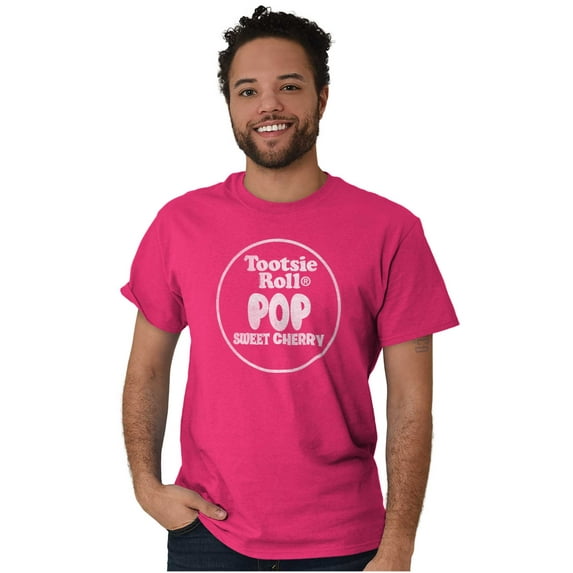 Sweet Cherry Flavored Tootsie Pops Unisex Plus Size Graphic Tee Brisco Brands 2X