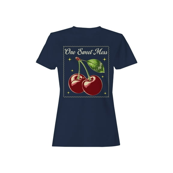 Sweet Cherry Retro Design Women's T-shirt