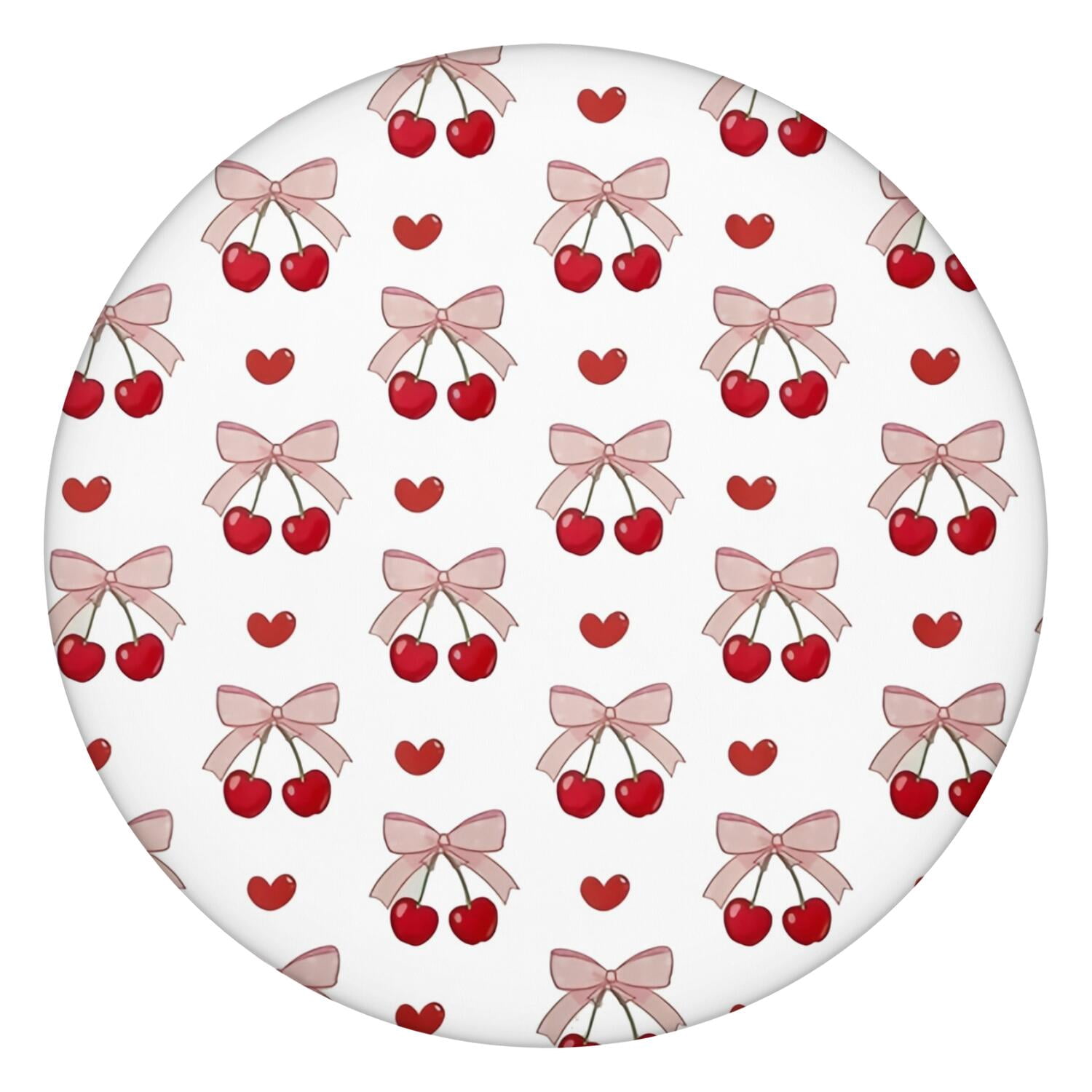 Sweet Cherry Tablecloth Cute Red Pink Fruit Design with Candy-Inspired ...