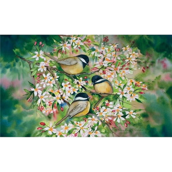 Sweet Chickadees Doormat