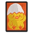 thumbnail image 1 of Sweet Chicken Hatchling with Egg Shell Applique Multi-Color Embroidered Hook & Loop Patch - 3 Inch Medium, 1 of 5