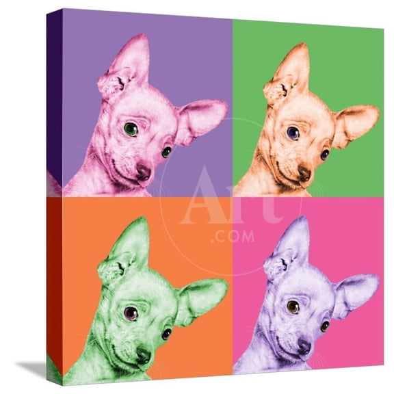 Sweet Chihuahua Pop, Stretched Canvas Wall Art by Jon Bertelli Sold by Art.Com