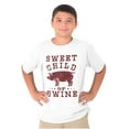 thumbnail image 1 of Sweet Child Swine BBQ Barbecue Foodie Crewneck T Shirts Boy Girl Teen Brisco Brands L, 1 of 6