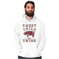 thumbnail image 1 of Sweet Child Swine BBQ Barbecue Foodie Unisex Plus Fleece Graphic Hoodie Brisco Brands 2X, 1 of 5