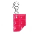 thumbnail image 1 of Sweet Chocolate Candy Bar Clip On Charm Pendant w/ Lobster Clasp (Dark Pink Chocolate), 1 of 1