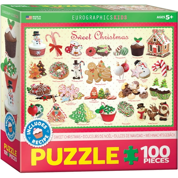 Sweet Christmas 100-Piece Puzzle