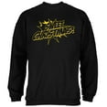 thumbnail image 1 of Sweet Christmas Comic Book Word Balloon Mens Sweatshirt Black MD, 1 of 1