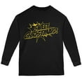 thumbnail image 1 of Sweet Christmas Comic Book Word Balloon Youth Long Sleeve T Shirt Black YLG, 1 of 1