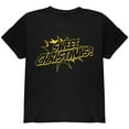 thumbnail image 1 of Sweet Christmas Comic Book Word Balloon Youth T Shirt Black Youth X-SM, 1 of 1