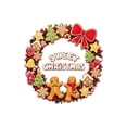 thumbnail image 1 of Sweet Christmas Wreath Christmas Wreath Window Clings, Static PVC Holiday Decals for Glass Doors, Windows, Storefronts, Mirrors, and, 1 of 6