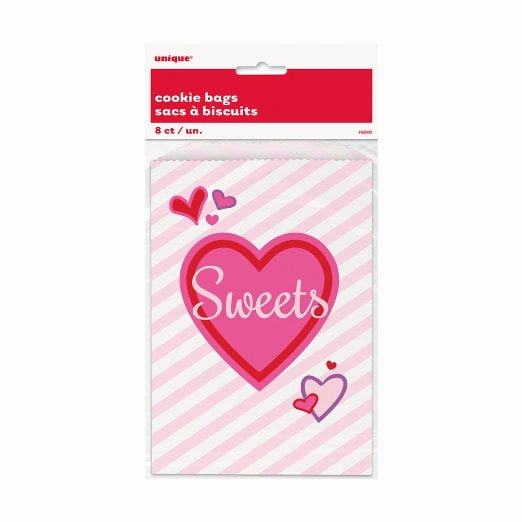 Sweets Valentine's Day Cookie Bags, 8ct
