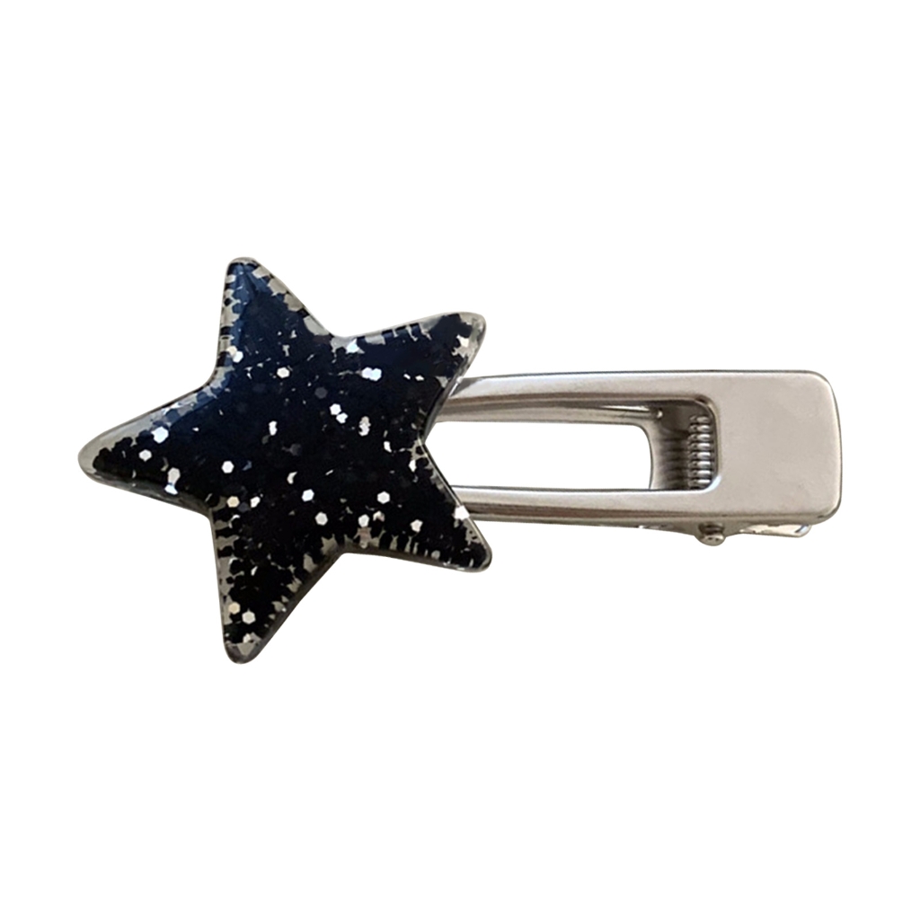 Sweet Cool Hair Clip for Hot Girls Sequins Star Shape Hair Barrettes