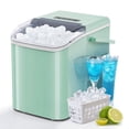 thumbnail image 1 of Haysky Countertop Ice Maker, 26 Lbs/24H, Ice in 6Mins, 2 Sizes, Self-Cleaning Portable Ice Machine Countertops for Home, Office, RV, Camping, Green, 1 of 10
