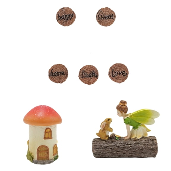 Sweet Country Styles Easters Figurine Easters Theme Display Item Small Garden Statue for Indoor and Outdoor Decoration