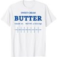 thumbnail image 1 of Sweet Cream Butter T-ShirtMen and women, White T-shirt, size: Extra large, 1 of 4