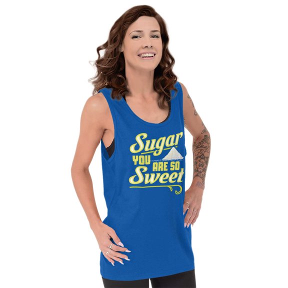 Sweet Cute Pick-Up Line Corny Nerdy Tank Top Tee Shirt Women Brisco Brands S