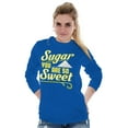 thumbnail image 1 of Sweet Cute Pick-Up Line Corny Nerdy Women's Long Sleeve T Shirt Brisco Brands S, 1 of 5