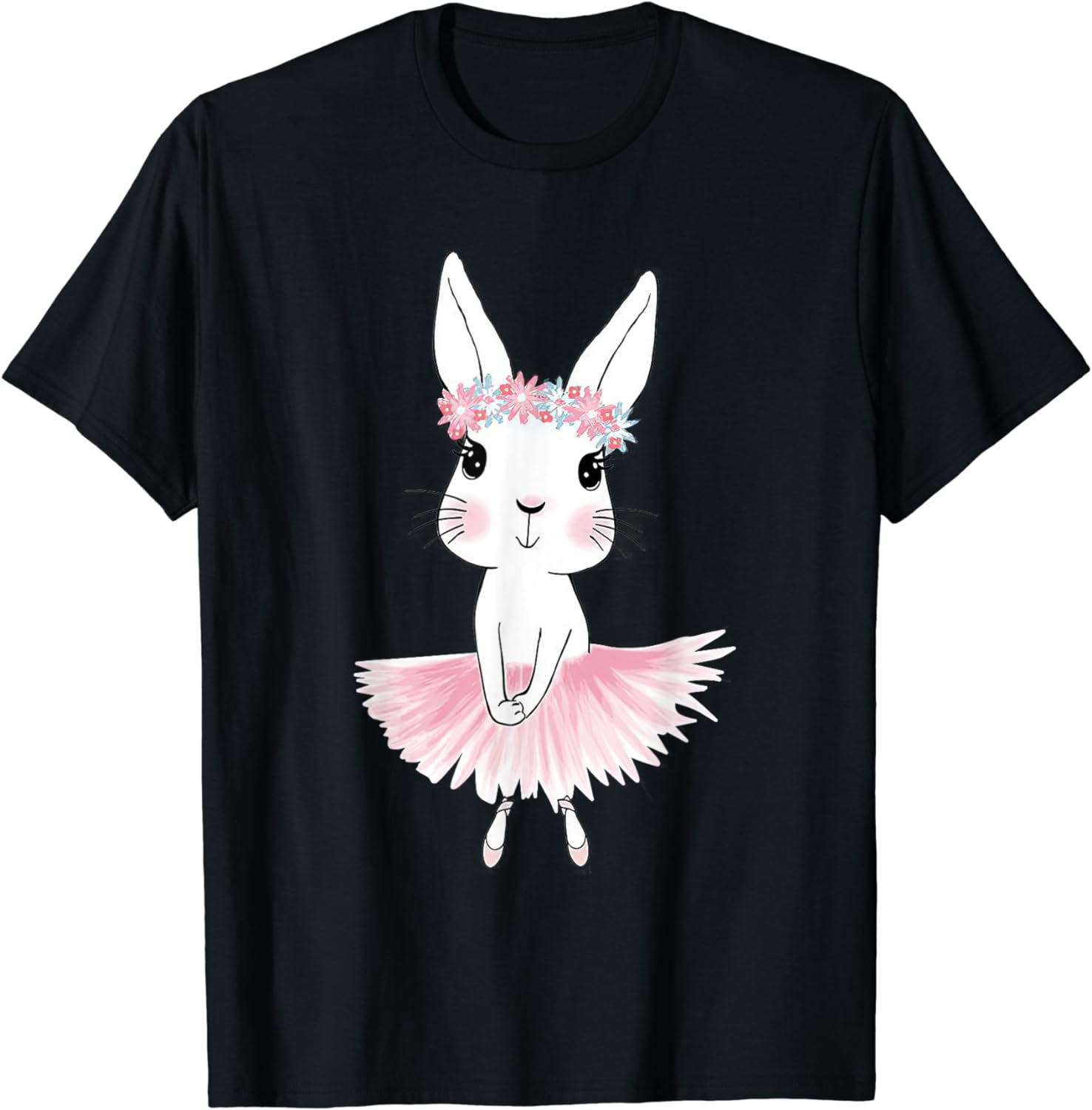 Sweet Dancing Ballerina Bunny Ballet Rabbit Girl For Kids T-Shirt ...