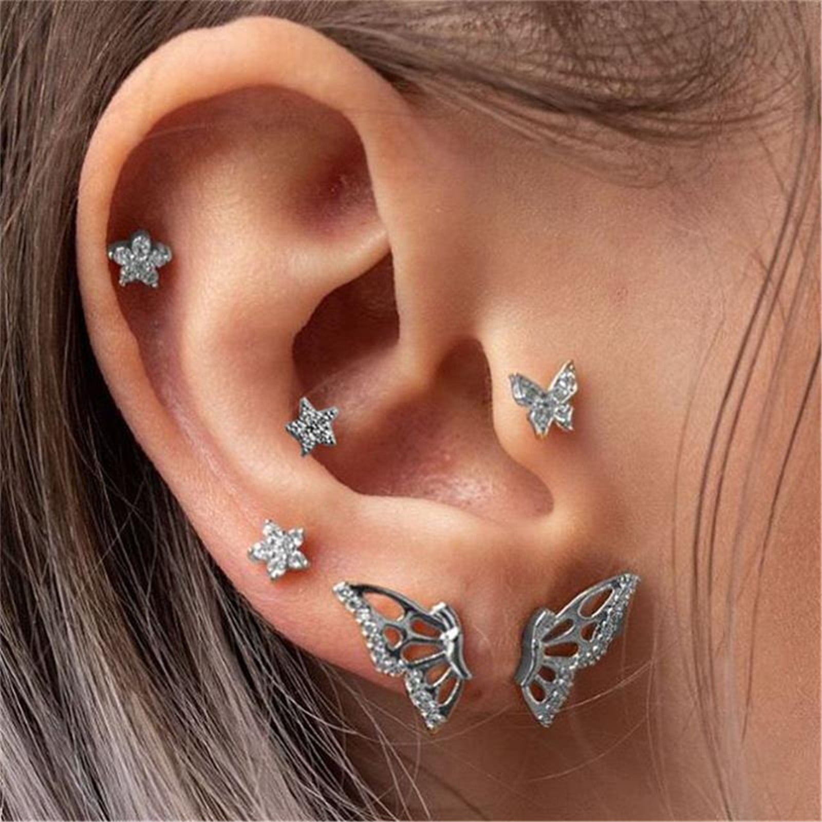 Sweet Diamond Studded Butterfly Jewelry Suitcase with Wheels Jewelry Set for Girls 12 14 Jewelry Suite Jewelry Set for Girls Pearl Jewelry Set for Girls Bridal Jewelry Set for Wedding Rose Walmart