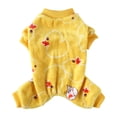 thumbnail image 1 of Sweet Dog Pajamas Soft Coral Pet Clothes Small And Medium Dog Four Legged Clothes S, 1 of 4