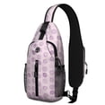 thumbnail image 1 of Sweet Donut Cartoon Sling Backpack, Colorful Doughnut and Candy Design Crossbody Daypack for Foodie and Dessert Enthusiasts, 1 of 6