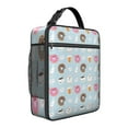 thumbnail image 1 of Sweet Donut Dessert Insulated Lunch Bag – Cute Doughnut and Candy Pattern with Foodie Design, Waterproof Thermal Bento Cooler for School, Work, or Travel, 1 of 5