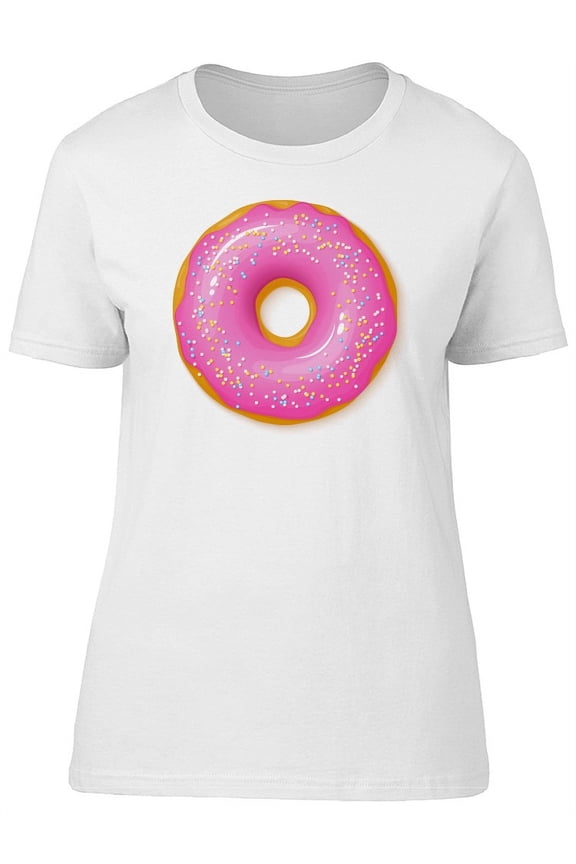 Sweet Donut With Glossy Sprinkle T-Shirt Women -Image by Shutterstock, Female XX-Large