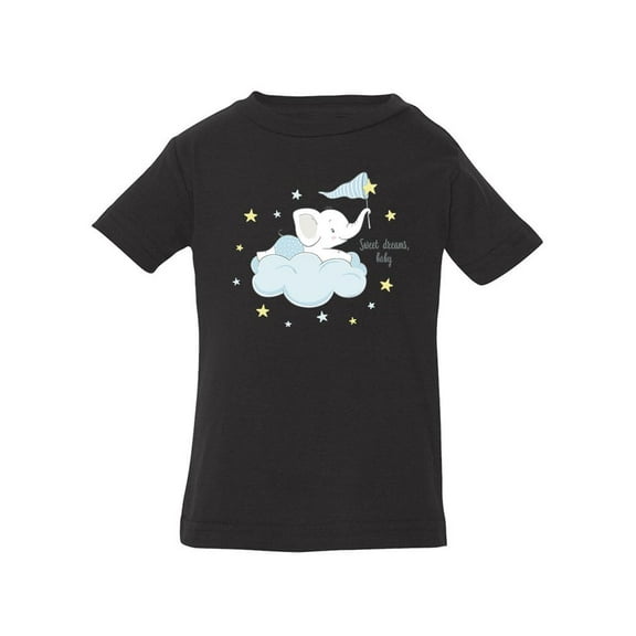 Sweet Dreams Baby Elephant T-Shirt Infant -Image by Shutterstock,  12 Months