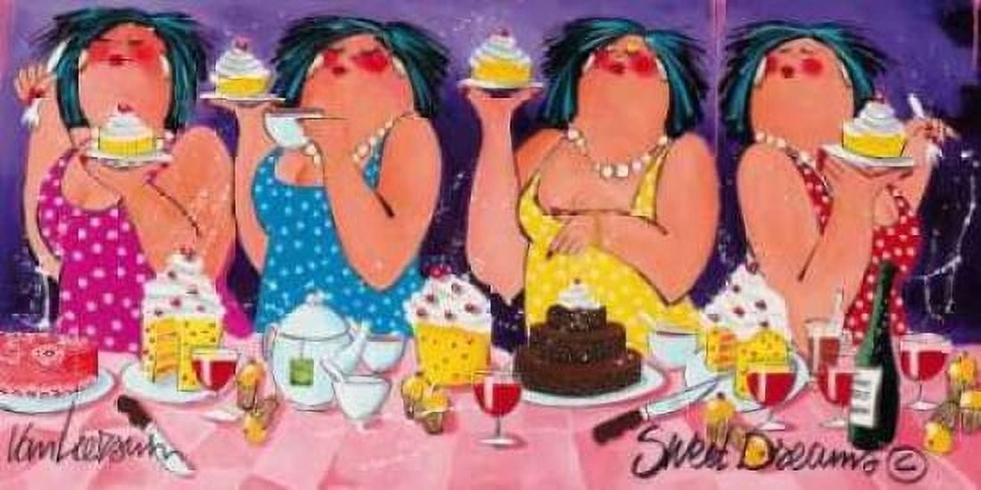 Sweet Dreams Canvas Art - El van Leersum (24 x 48)