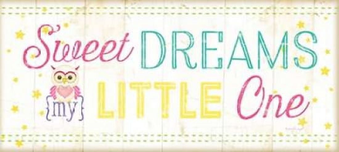 Sweet Dreams Canvas Art - Jennifer Pugh (10 x 20)