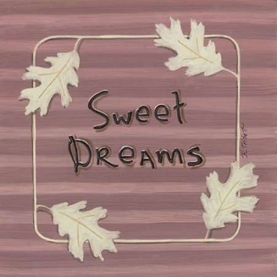 Sweet Dreams Canvas Art - Karen Tribbet (24 x 24)