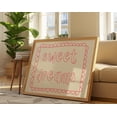 thumbnail image 1 of Sweet Dreams Pink Typography Wall Art Print, Unframed Paper Poster 8x10in, 1 of 4