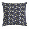 thumbnail image 1 of Sweet Dreams Throw Pillow Cushion Cover, Sleeping Moons Clouds Stars with Hats Good Night for Kids, Decorative Square Accent Pillow Case, 18 X 18 Inches, Dark Purple Yellow Pale Blue, by Ambesonne, 1 of 2