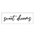 thumbnail image 1 of MODE HOME Sweet Dreams Wall Decor Above Bed 42''×15'' Large Bedroom Sign Farmhouse Wood Framed Master Bedroom Guest Room Decoration (White), 1 of 9