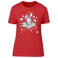 thumbnail image 1 of Sweet Easter Pilot Bunny  T-Shirt Women -Image by Shutterstock, Female Large, 1 of 2