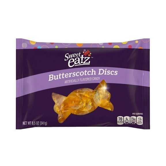 Sweet Eatz Butterscotch Discs Hard Candy, 8.5 oz