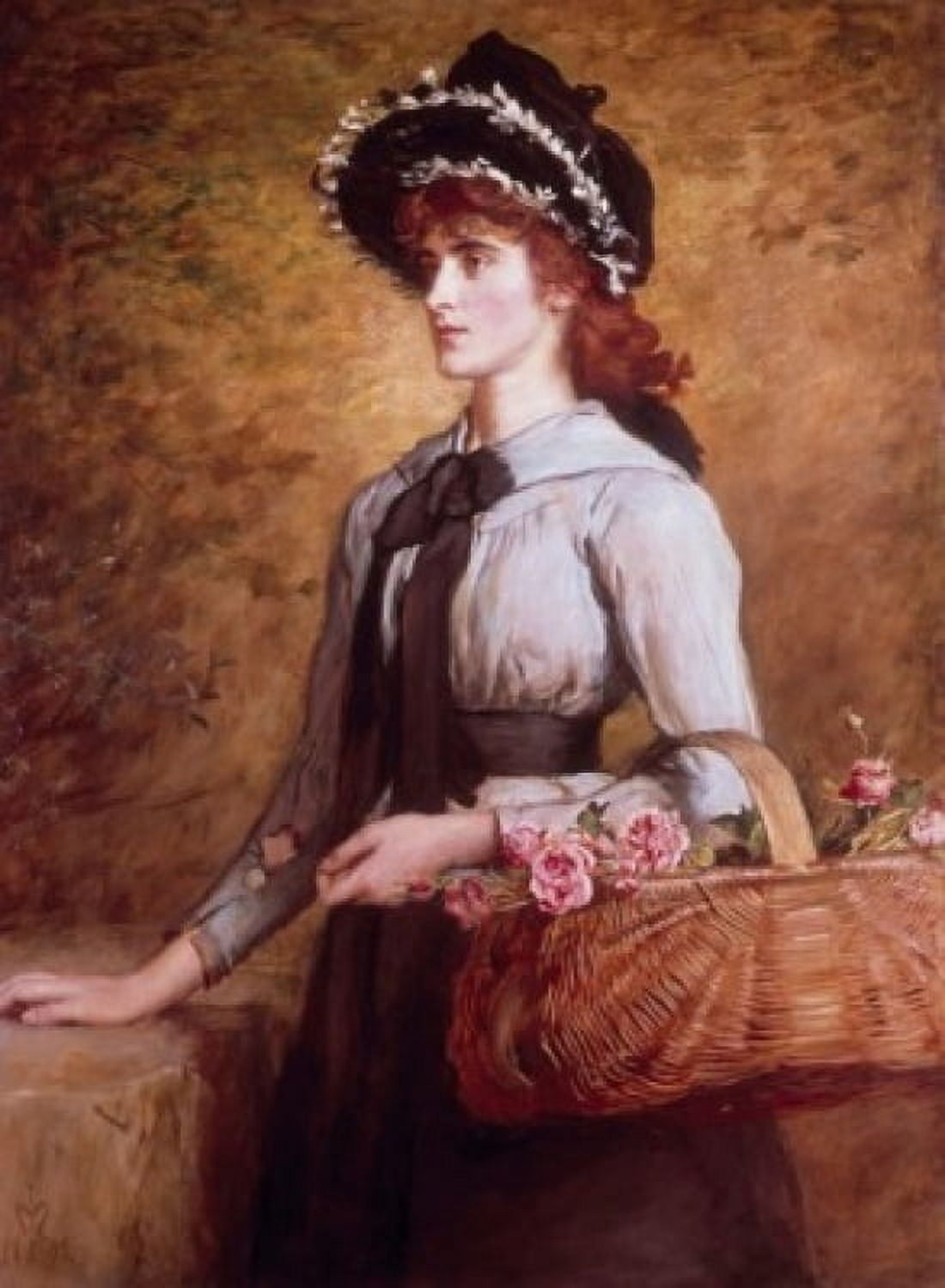 Sweet Emma Moreland Millais John Everett(1829-1896 British) Canvas Art - John Everett Millais (24 x 36)