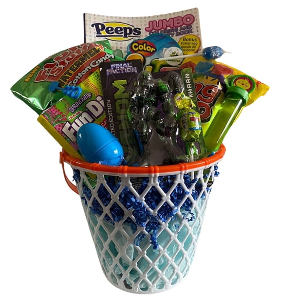 Sweet Ez Dream Easter Basket 7-in-1 Pack, Treats Presents Idea Stocking Stuffer Thanksgiving Birthday Christmas Party Favor Easter Basket Halloween Special Gift Celebration Collectible and Candies
