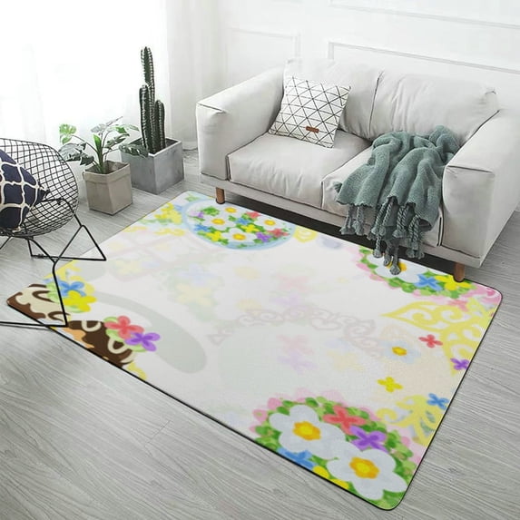 Sweet Floral Spring Background Design Carpet Style Living Room Bedroom sweet-floral-spring-background-design-carpet-style-living-room-bedroom
