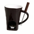thumbnail image 1 of Sweet Fondue Cup, Fondue Mug Set, Chocolate Melting Cup Set with Forks, Personal Fondue Mugs, Ceramic Fondue Pot Set for Chocolate, Cheese, Butter, Ideal Gift for Date Nights Birthdays Anniversary, 1 of 7