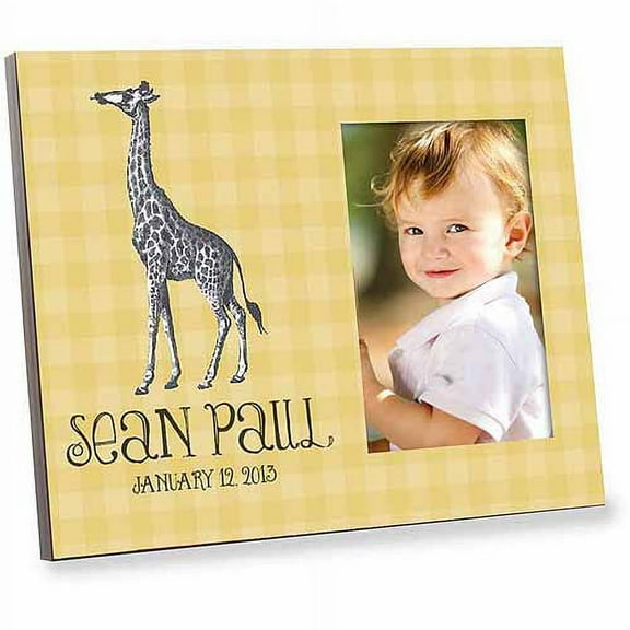 Sweet Giraffe Personalized Frame