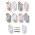 thumbnail image 1 of Sweet Girl Girls Socks, 10 Pack No Show w/ Hairties (Little Girls & Big Girls), 1 of 2