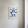 Sweet Girl With Anger Issues Poster, Vintage Angel, Retro Girly, Funky ...