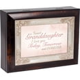 thumbnail image 1 of Sweet Granddaughter Dark Wood Finish Jewelry Music Box Plays Tune You Are My Sunshine, 1 of 6