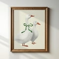 thumbnail image 1 of Sweet Green Bow Mother Goose Illustration Print, Vertical Portrait, Instant Print, Sweet Nursery Decor Wall Art, Modern Wall Decor For Living Room, 24x36 UNFRAMED, 1 of 2