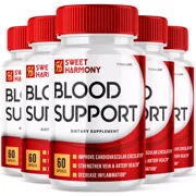 Sweet Harmony Blood Support - Supplement for Balanced Blood Sugar 5 Pack