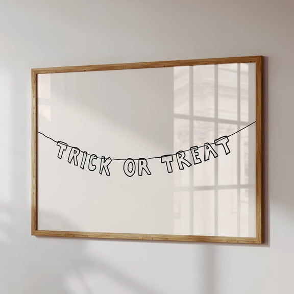 Sweet Haunt Night Print: Trendy Hallo.Ween Wall Art, Letter Banner Style UNFRAMED PAPER POSTER, Home Decor, Vintage Gift, Living Room Dercor