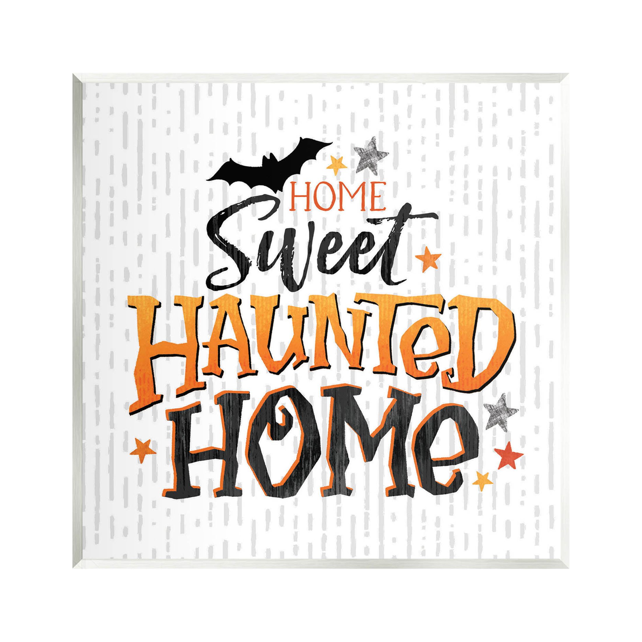 Sweet Haunted Home Patterned Holiday Graphic Art Unframed Art Print Wall Art