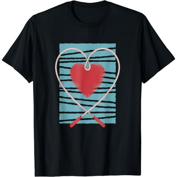 Sweet Heart Jump Rope Skipping Rope Lover T-Shirt